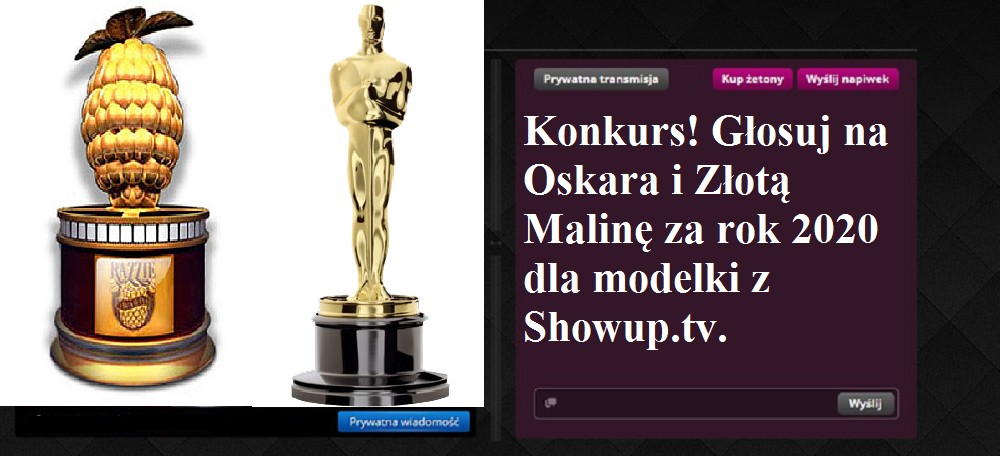 OSKAR i ZŁOTA MALINA DLA MODELKI Z SHOWUP.TV